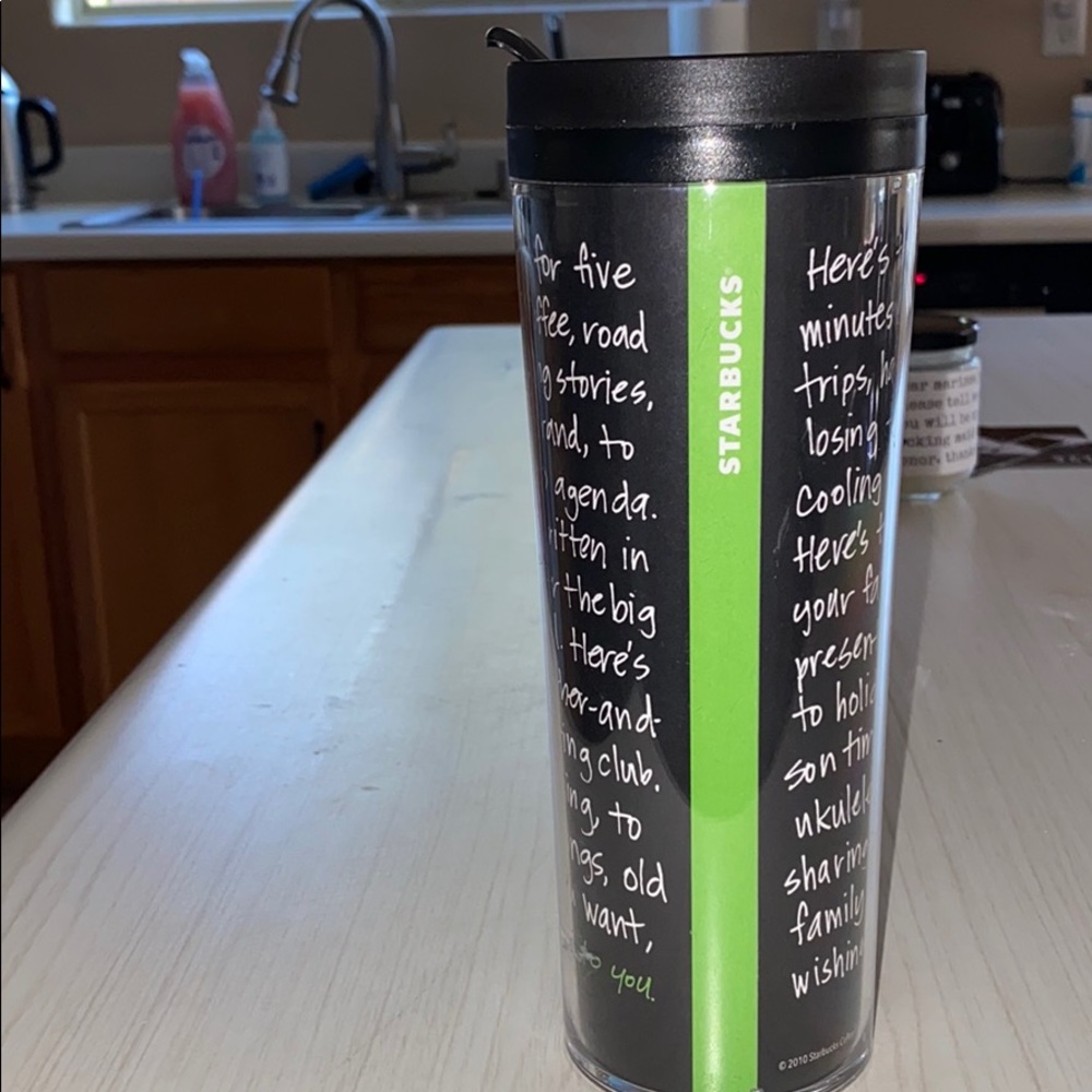 Starbucks travel mug
